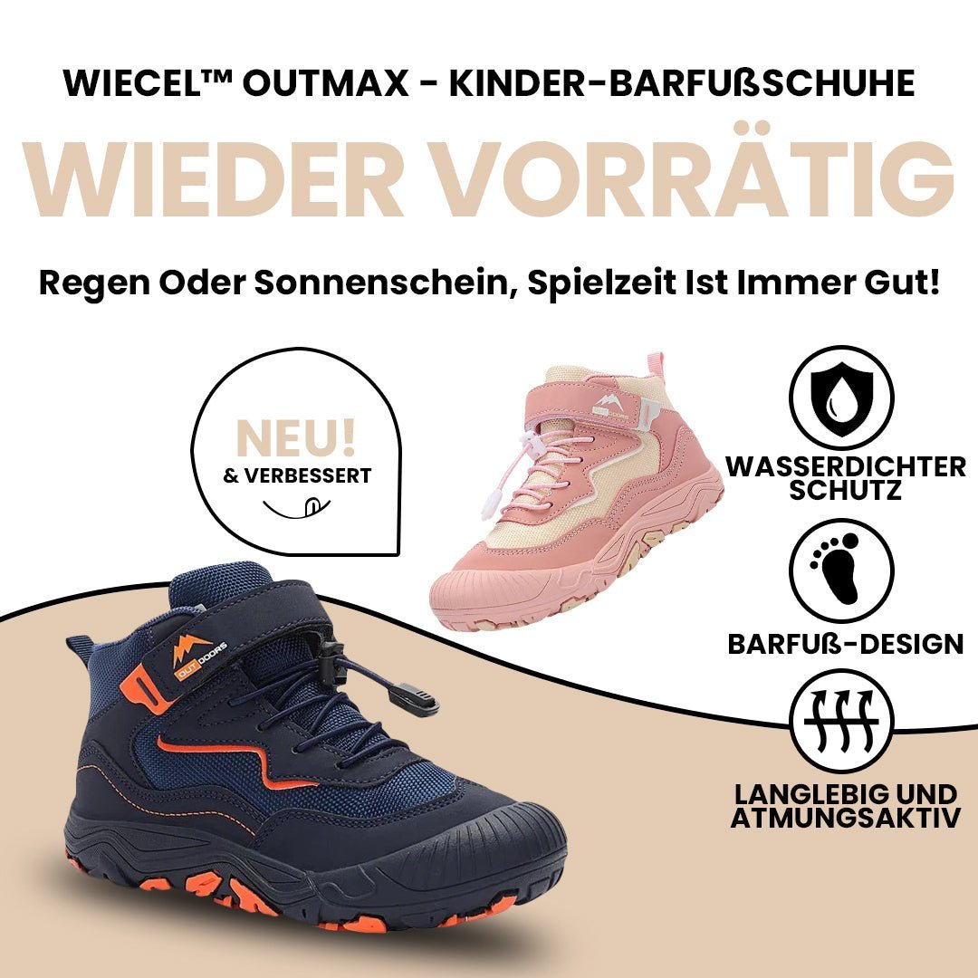 Wiecel™ - OutMax - Waterproof Kids' Barefoot Shoes - Wiecel® Barefoot Shoes - 