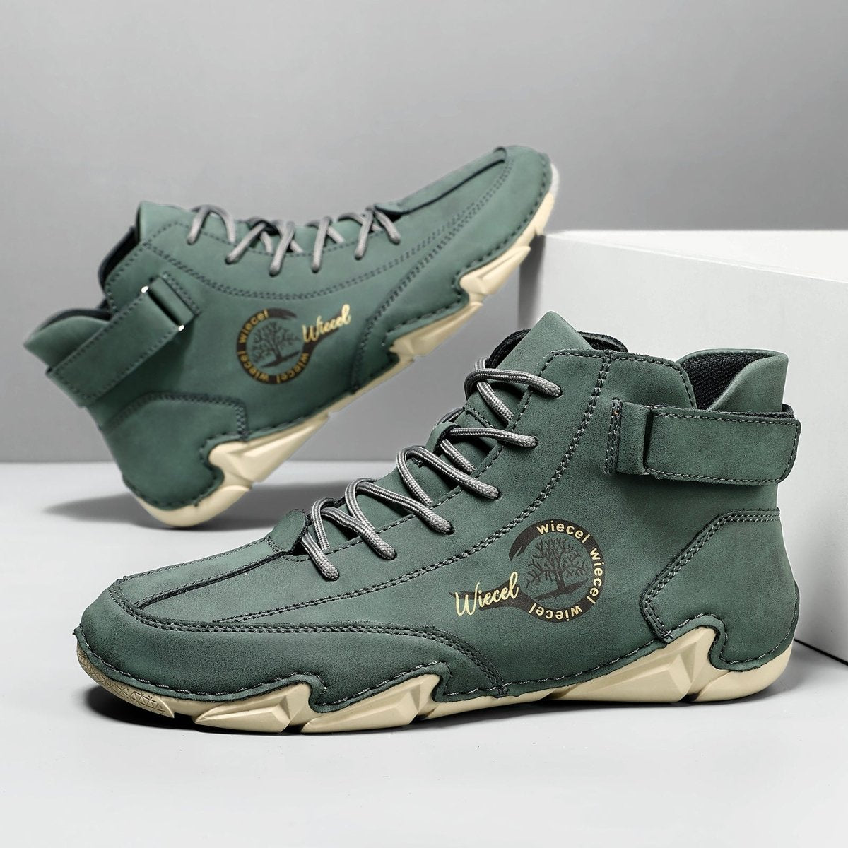 Wiecel™ - Waterproof Barefoot Shoes made of Leather for Man and Woman - Wiecel® Barefoot Shoes - LE-E4CO-MDUQ