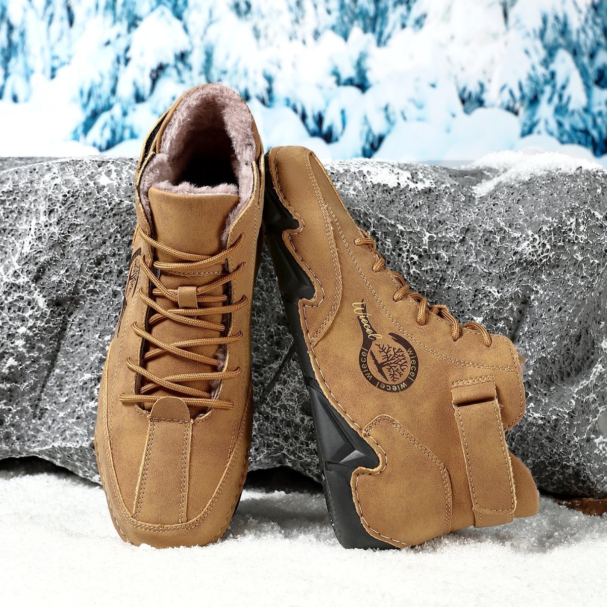 Wiecel™ - Waterproof Barefoot Shoes made of Leather for Man and Woman - Wiecel® Barefoot Shoes - LE-E4CO-MDUQ