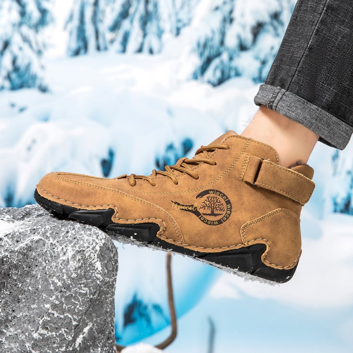 Wiecel™ - Waterproof Barefoot Shoes made of Leather for Man and Woman - Wiecel® Barefoot Shoes - LE-E4CO-MDUQ