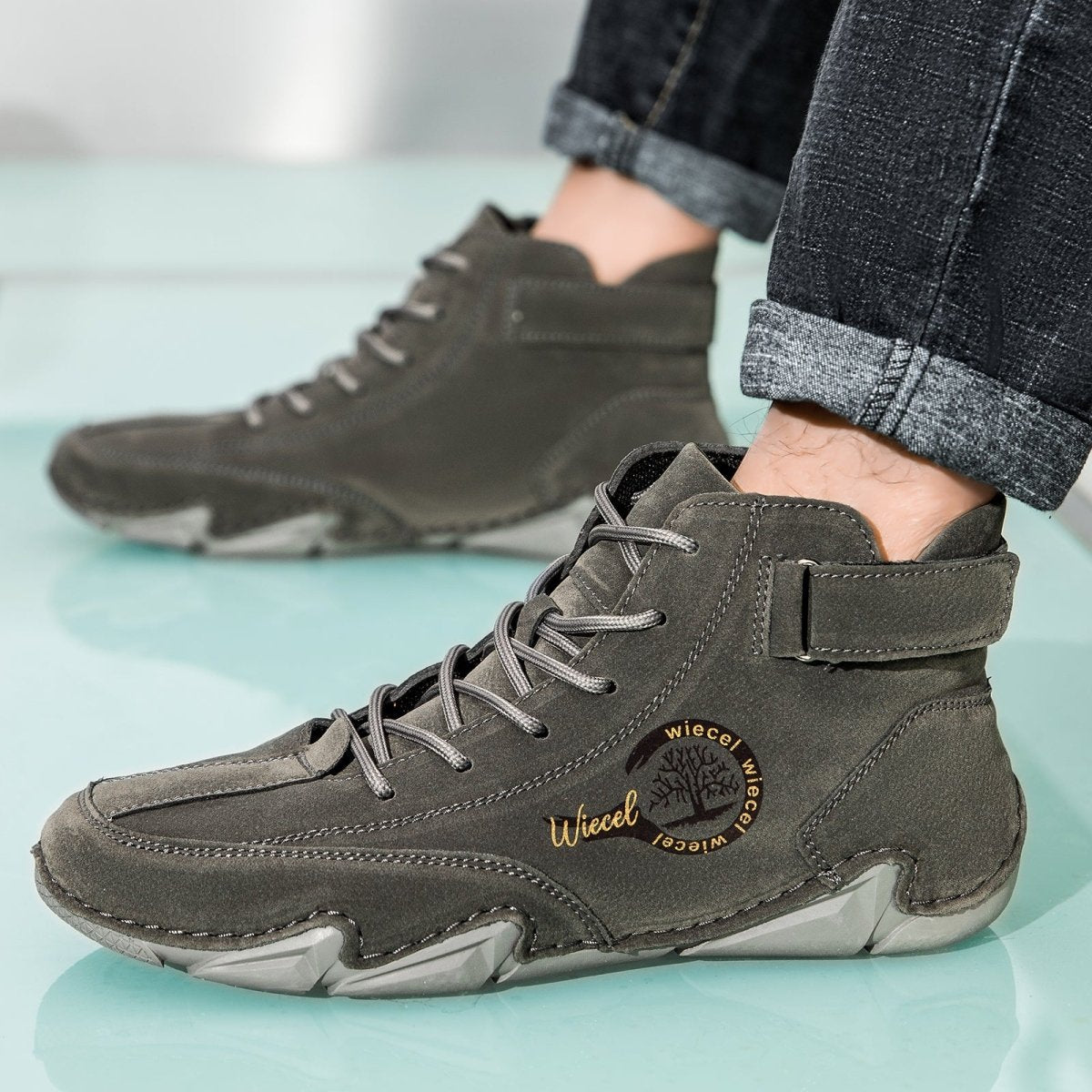 Wiecel™ - Waterproof Barefoot Shoes made of Leather for Man and Woman - Wiecel® Barefoot Shoes - LE-E4CO-MDUQ