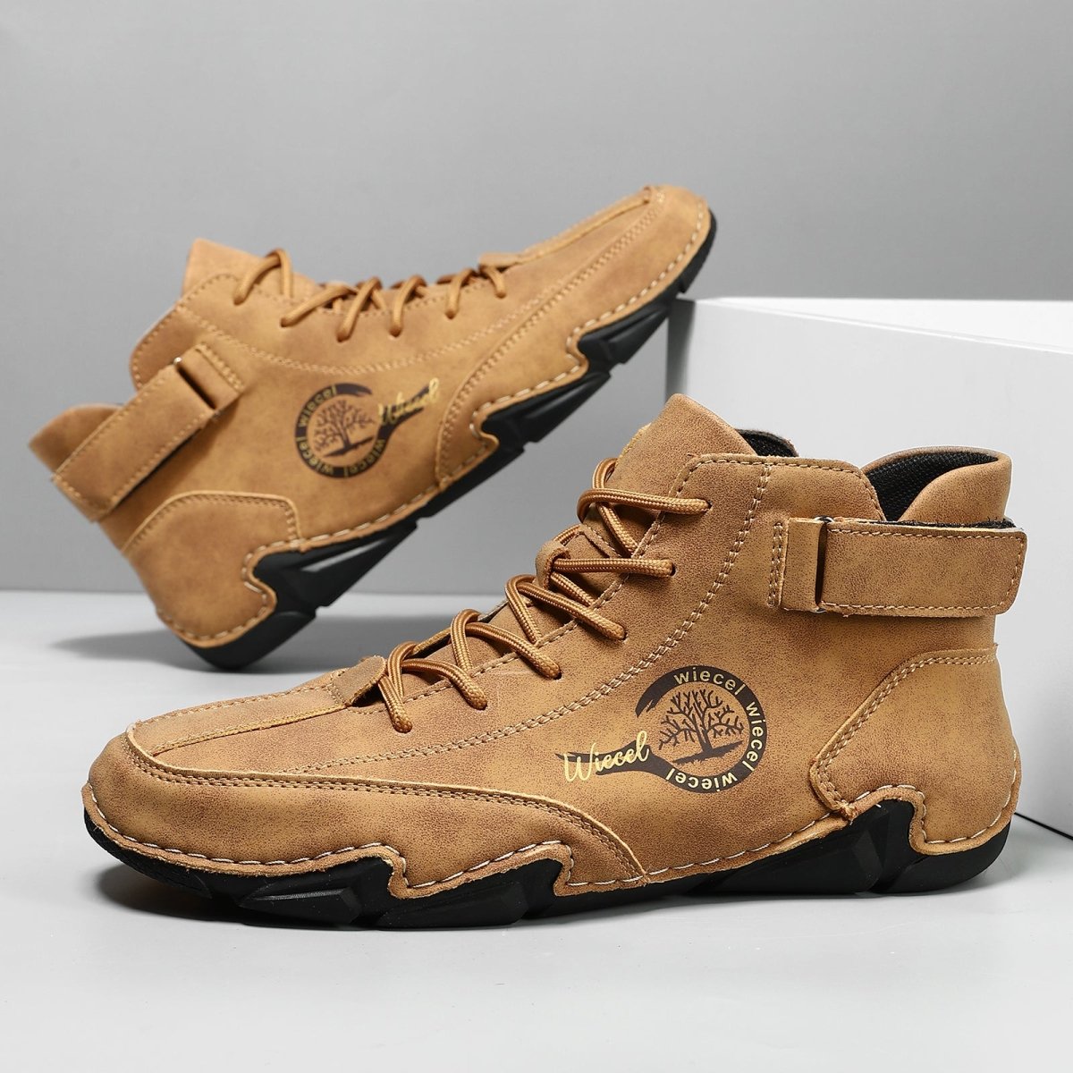 Wiecel™ - Waterproof Barefoot Shoes made of Leather for Man and Woman - Wiecel® Barefoot Shoes - LE-E4CO-MDUQ