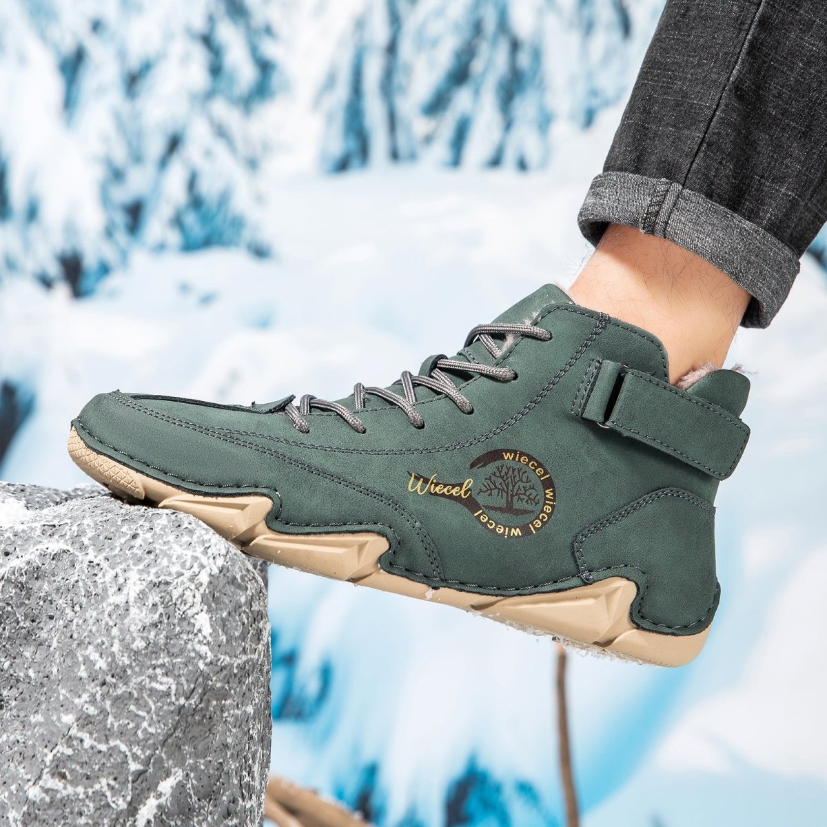 Wiecel™ - Waterproof Barefoot Shoes made of Leather for Man and Woman - Wiecel® Barefoot Shoes - LE-E4CO-MDUQ