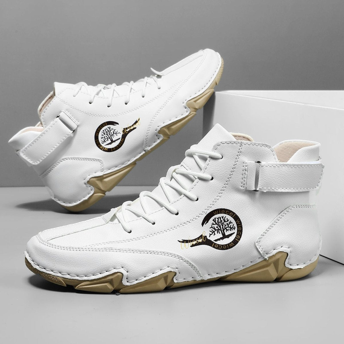 Wiecel™ - Waterproof Barefoot Shoes made of Leather for Man and Woman - Wiecel® Barefoot Shoes - LE-E4CO-MDUQ